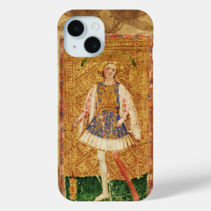 ANTIQUE RENAISSANCE TAROTS  / PAGE OF WANDS iPhone 15 CASE