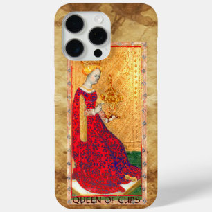ANTIQUE RENAISSANCE TAROTS  / QUEEN OF CUPS iPhone 15 PRO MAX CASE