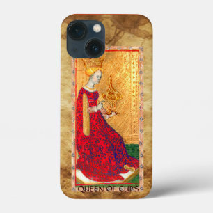 ANTIQUE RENAISSANCE TAROTS / QUEEN OF CUPS iPhone 13 MINI CASE