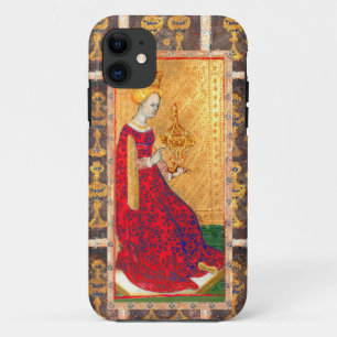 ANTIQUE RENAISSANCE TAROTS  / QUEEN OF CUPS iPhone 11 CASE