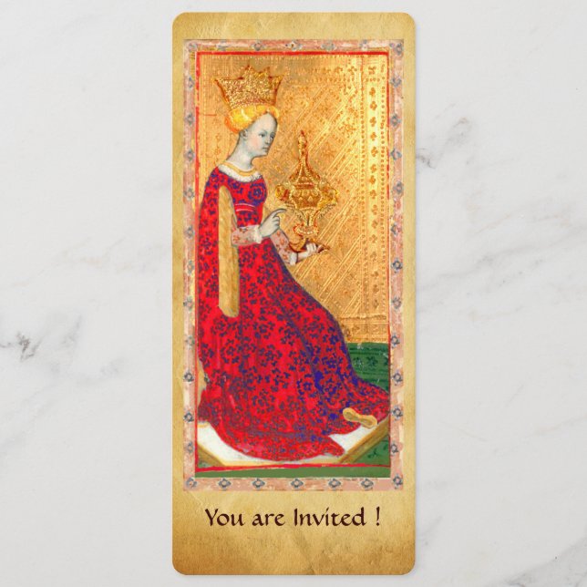 ANTIQUE RENAISSANCE TAROTS QUEEN OF CUPS Program (Front)