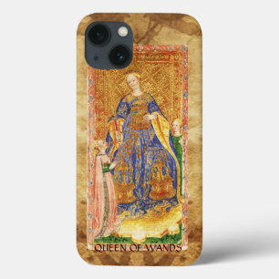ANTIQUE RENAISSANCE TAROTS  / QUEEN OF WANDS iPhone 13 CASE