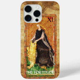 ANTIQUE RENAISSANCE TAROTS THE FORTITUDE- STRENGHT iPhone 15 PRO MAX CASE