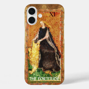 ANTIQUE RENAISSANCE TAROTS THE FORTITUDE- STRENGHT iPhone 16 PLUS CASE