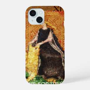 ANTIQUE RENAISSANCE TAROTS THE FORTITUDE- STRENGHT iPhone 15 CASE