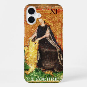 ANTIQUE RENAISSANCE TAROTS THE FORTITUDE- STRENGHT iPhone 16 PLUS CASE