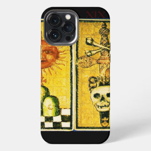 ANTIQUE RENAISSANCE TAROTS /THE SUN ,ACE OF SWORDS iPhone CASE