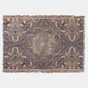 Antique / Retro / Vintage Design + your ideas Throw Blanket