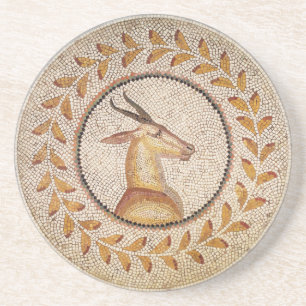 ANTIQUE ROMAN MOSAICS / GAZZELLE COASTER