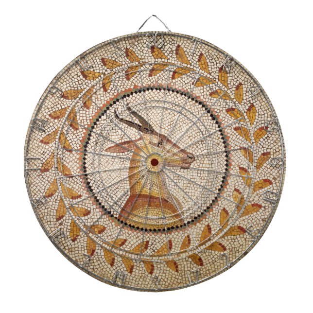 ANTIQUE ROMAN MOSAICS / GAZZELLE DARTBOARD (Front)