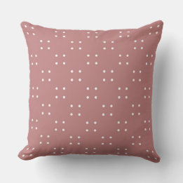 Antique Rose and white dots Cushion
