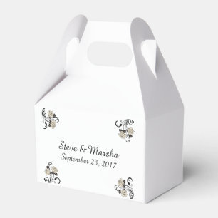 Antique Rose Favour Box