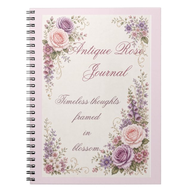 Antique Rose Journal (Front)