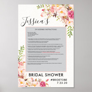 Antique Rose Photo Prop Poster Frame