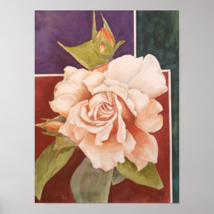 Antique Rose Poster