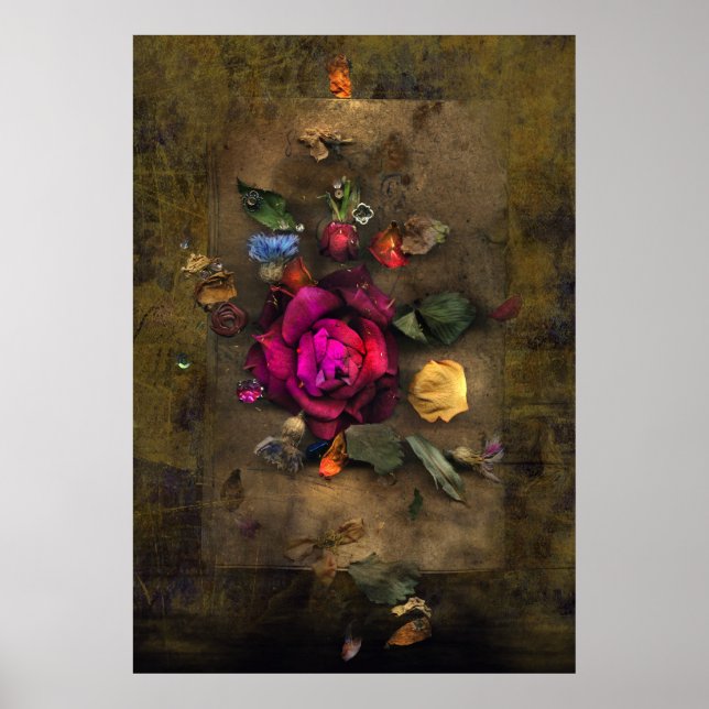 Antique Rose Poster (Front)