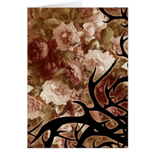 Antique Roses And Thorns