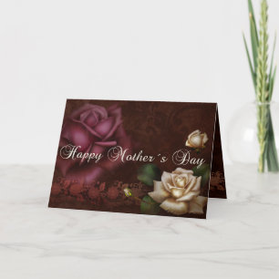 Antique Roses Mother´s Day Card