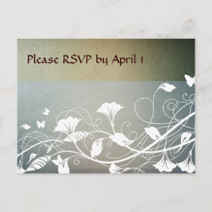 Antique RSVP Invitation Postcard
