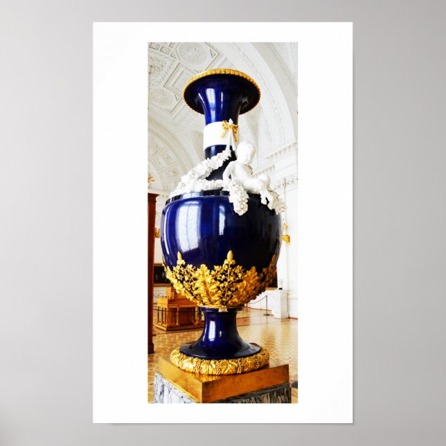 Antique Russian vase Poster (Front)