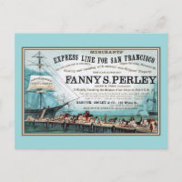 Antique San Francisco Express Shipping Line