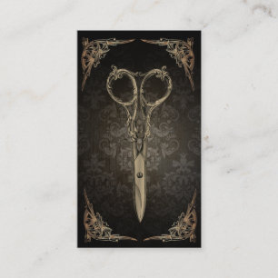 Antique Scissor Vintage Hair Stylist Loyalty Punch