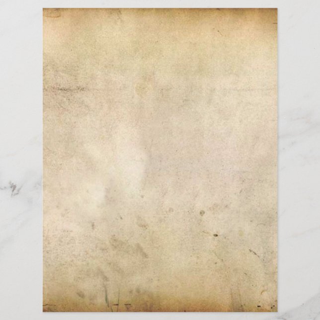 Antique Scroll Pattern Letterhead Stationery (Front)