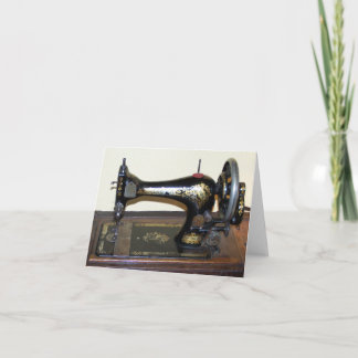Antique Sewing Machine Notecard