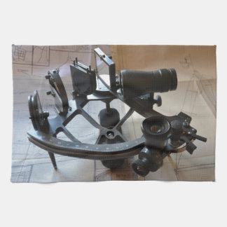 Antique Sextant Tea Towel