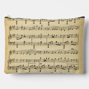Antique Sheet Music Accessory Pouch