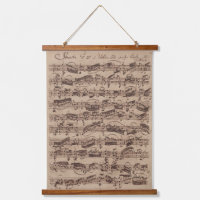Antique Sheet Music Bach Manuscript