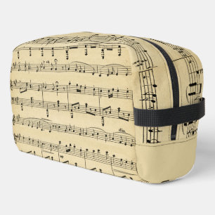 Antique Sheet Music Dopp Kit