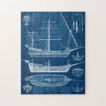 Antique Ship Blueprint I Jigsaw Puzzle<br><div class="desc">Maps & Blueprints</div>