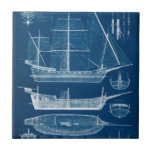 Antique Ship Blueprint I Tile<br><div class="desc">Maps & Blueprints</div>