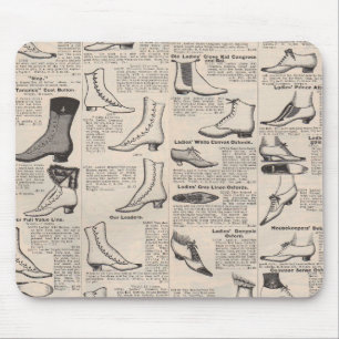 Antique Shoe Advertising Catalogue Mouse Pad