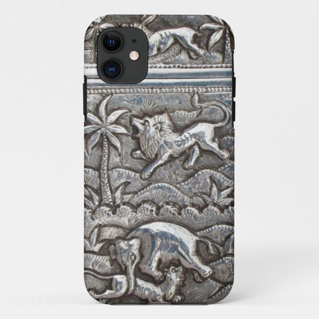 antique silver i-phone case (Back)