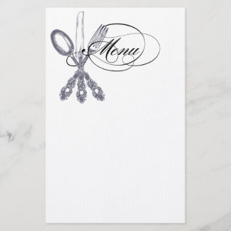 Antique Silverware Stationery