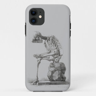 Antique Skeleton Anatomy: Gothic Halloween Medical iPhone 11 Case