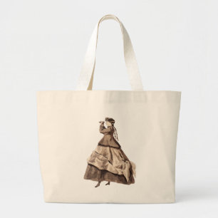 Antique Steampunk Lady on Tote Bag