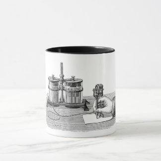 Antique Steampunk Writer Edison Mug