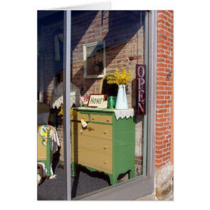 Antique Store Window Display