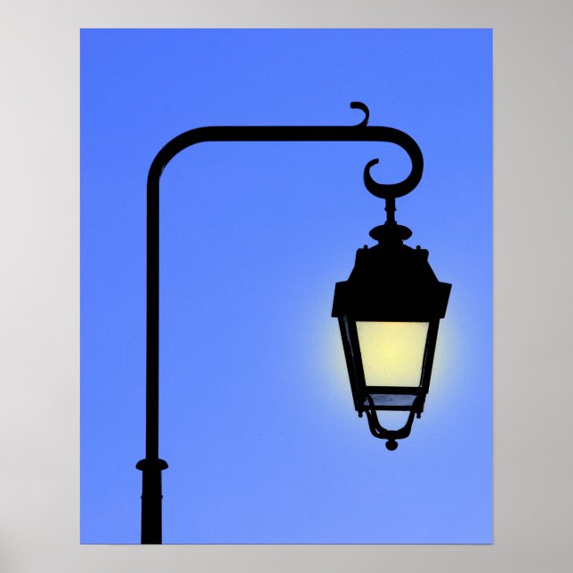 Antique street lamp poster (Front)