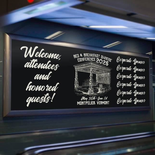 Antique-Style Bed & Breakfast Conference Banner (Creator Uploaded)
