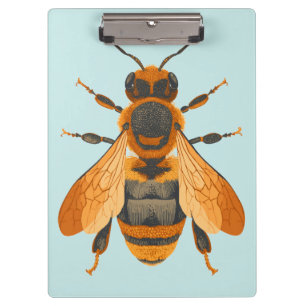 Antique Style Bumble Bee – Vintage Inspired Clipboard