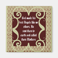 ANTIQUE STYLE MOTHERS POEM MAGNET