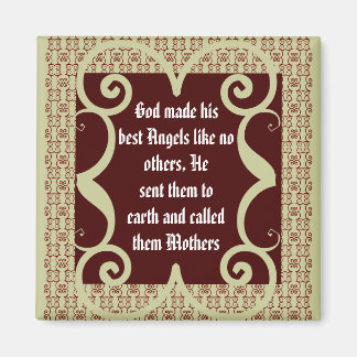 ANTIQUE STYLE MOTHERS POEM MAGNET