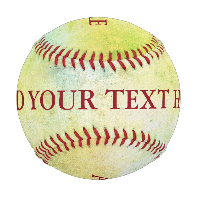 Antique Style Pattern coloured pastel + your ideas Baseball (Front)