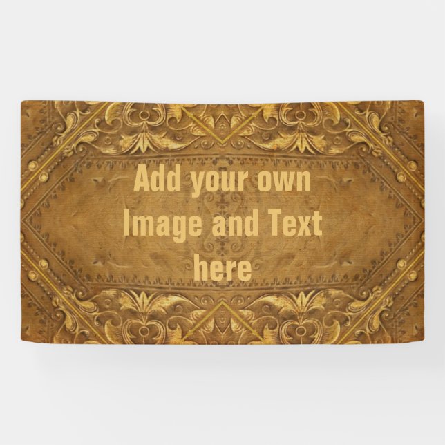 Antique Style Pattern grunge 10 + your ideas Banner (Horizontal)