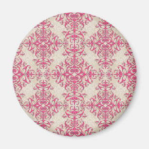 Antique Style Victorian Wallpaper Damask Art Magnet