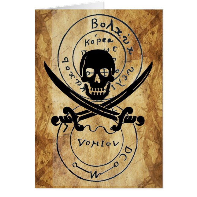 ANTIQUE TALISMAN / PIRATES TREASURE MAP (Front)